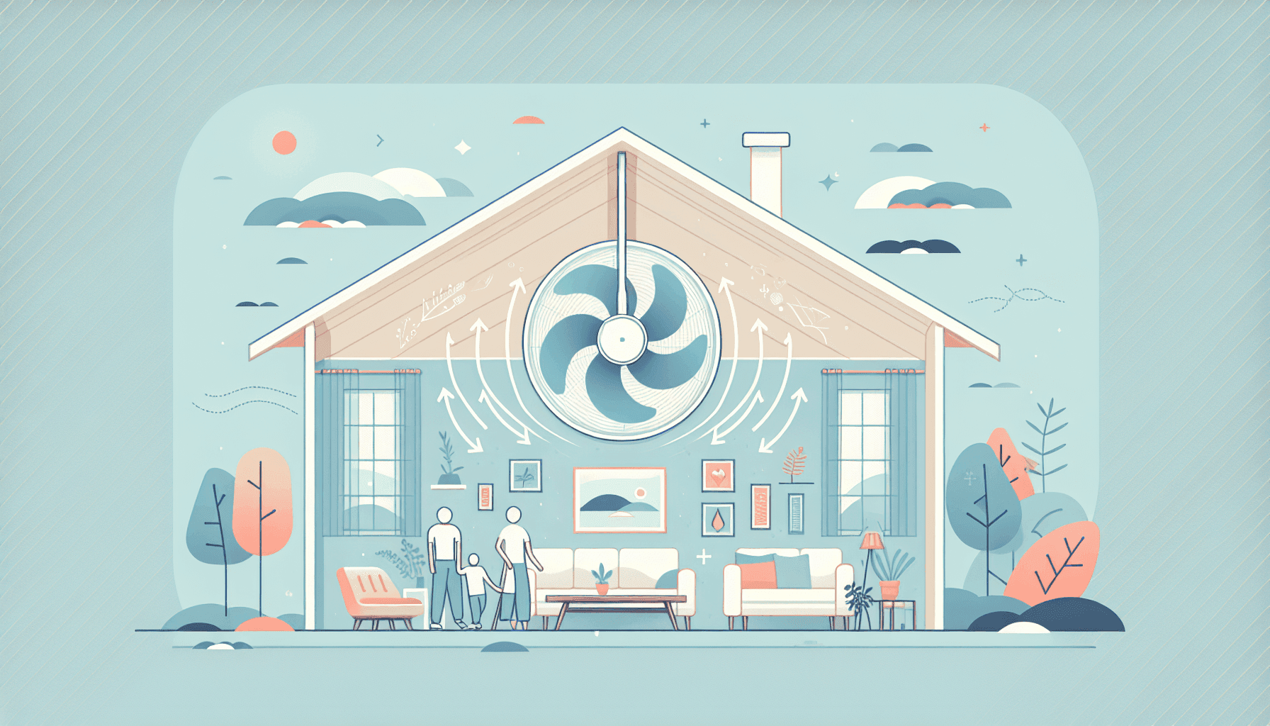 Los Beneficios de un Sistema de Ventilador para Toda la Casa